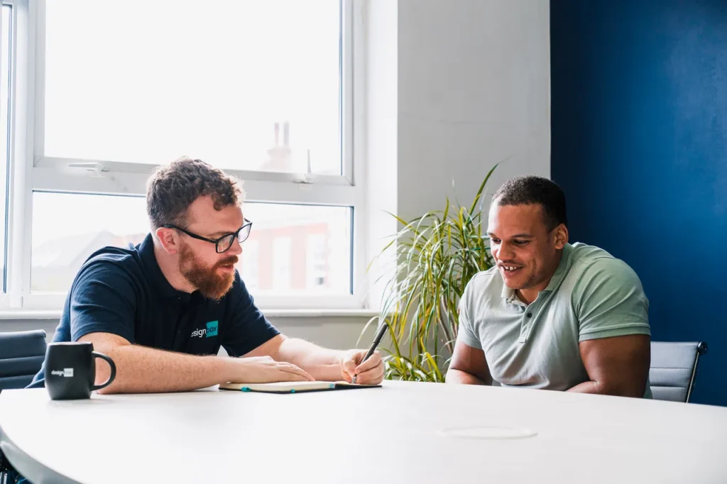 The designbox content team at work in our Essex studio