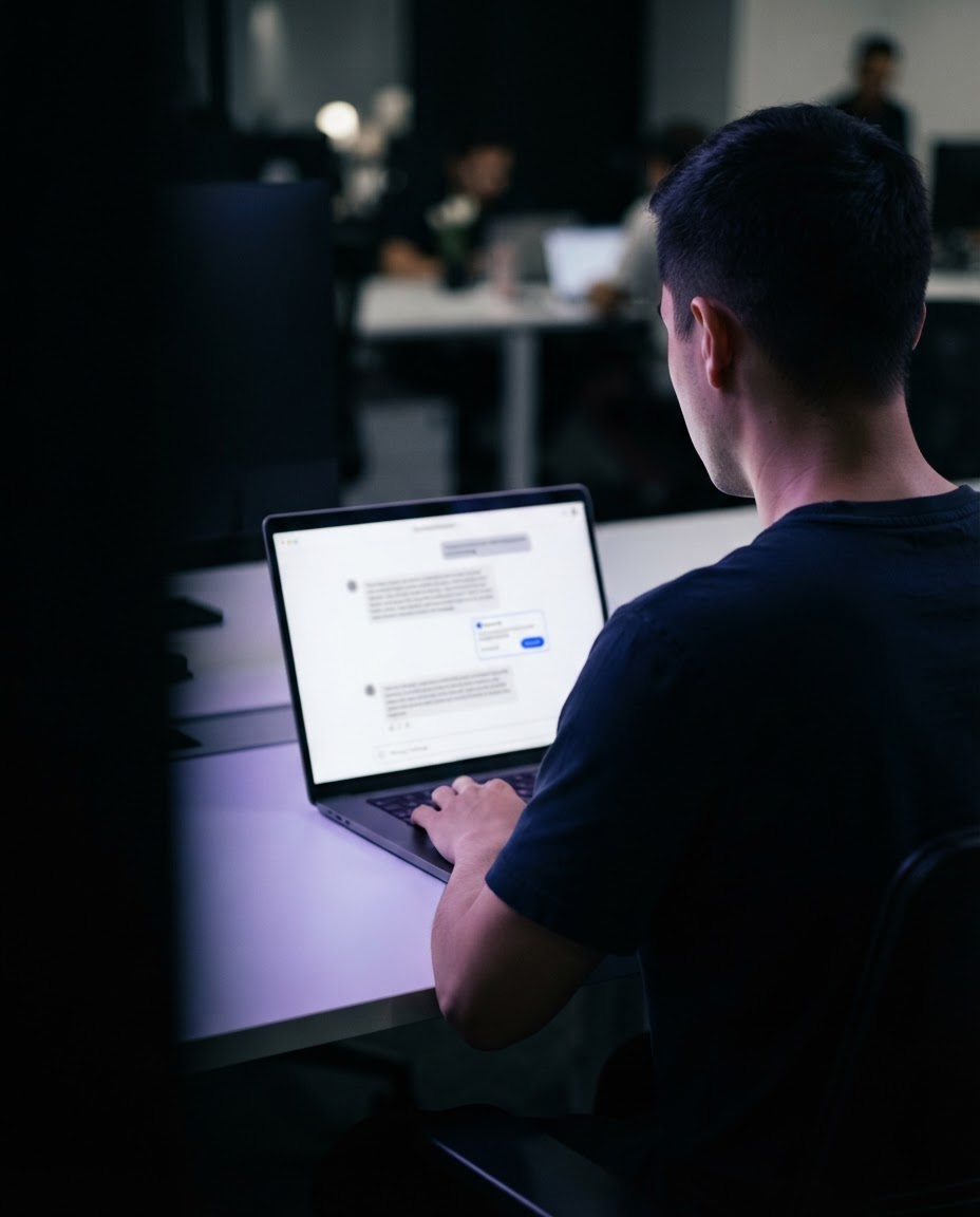 designbox setting up ChatGPT ad campaigns for a client