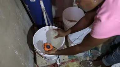 Delivering clean drinking water in Haiti