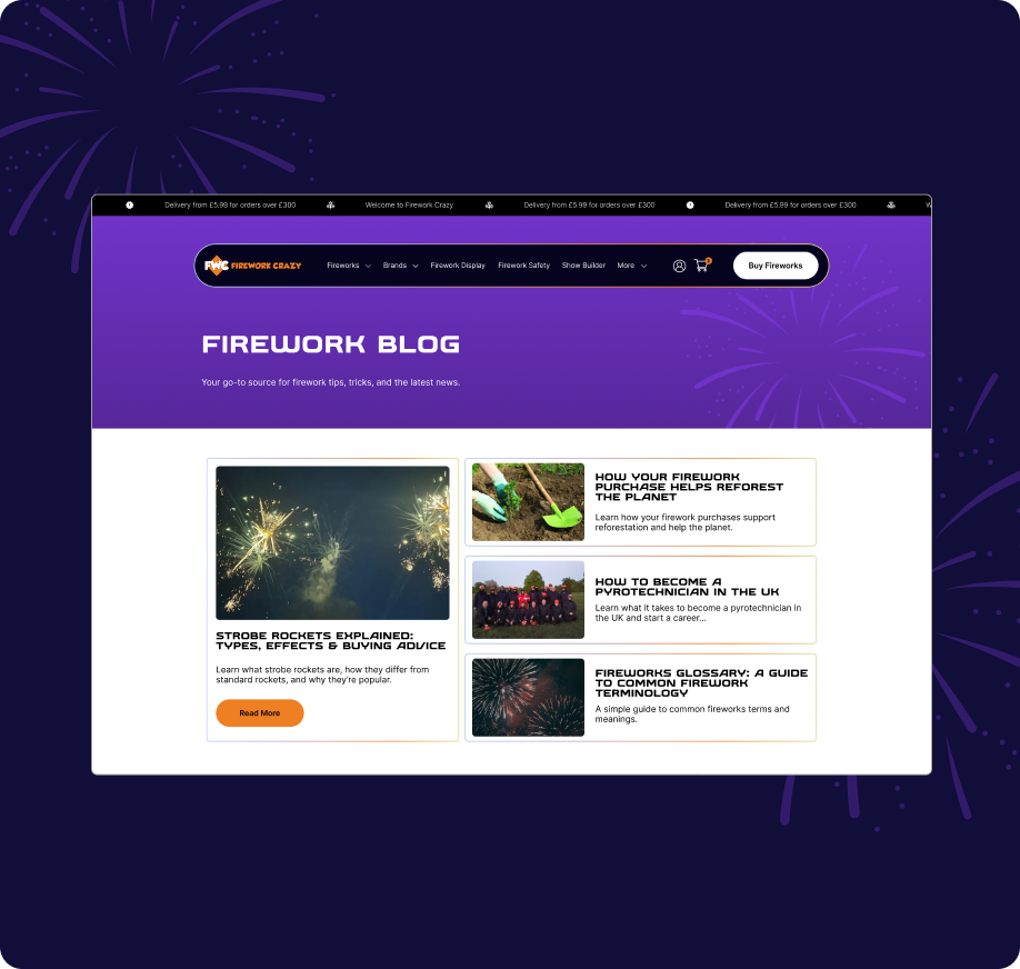 Firework Crazy appearing in AI search results