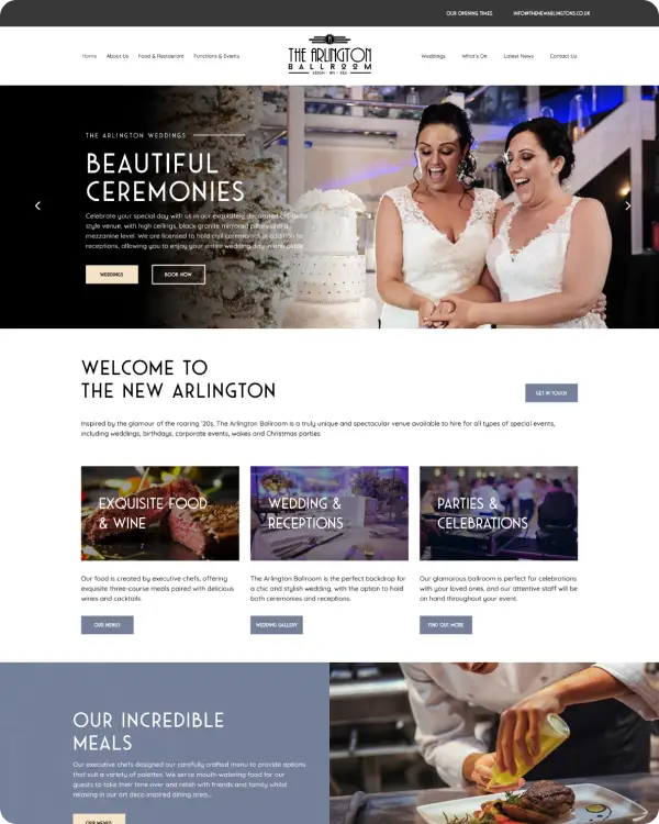 Service business website designed by designbox