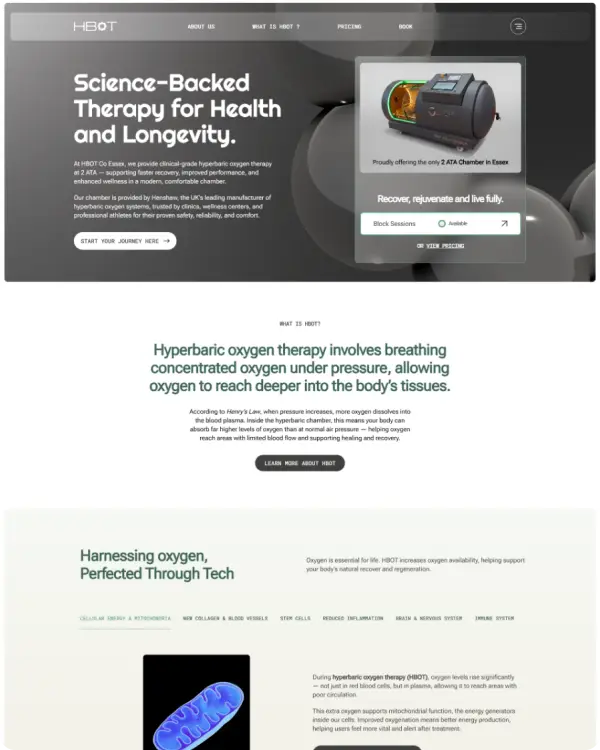 Contact and enquiry page designed by designbox