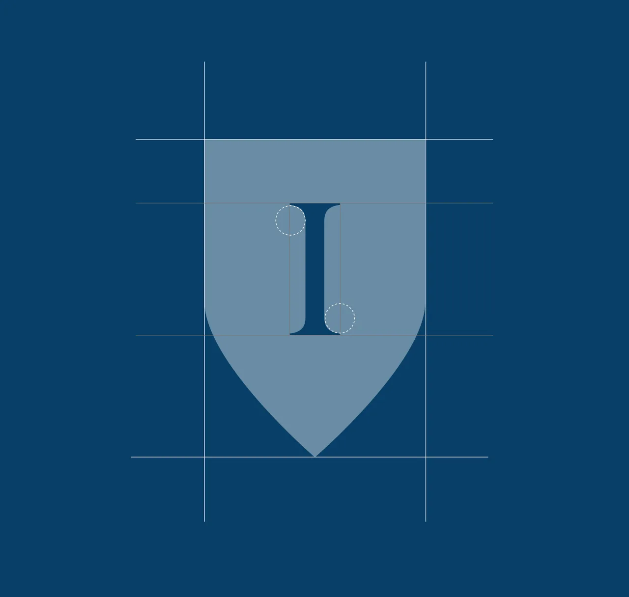 The Intrinsic Capital logo symbol and its construction