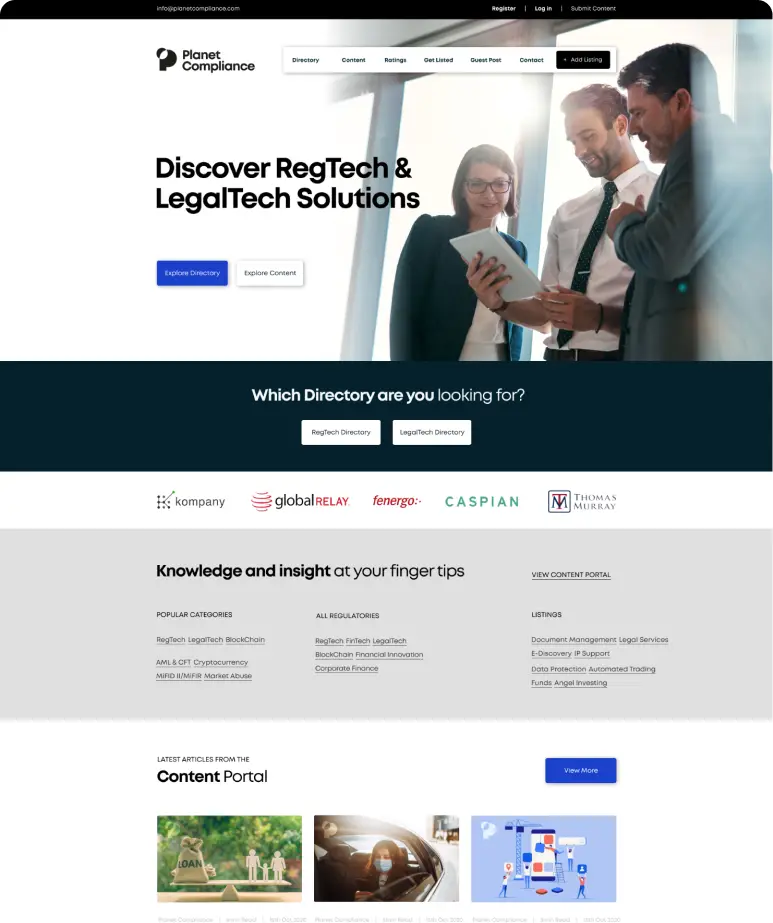 Membership website design example 5, built by designbox