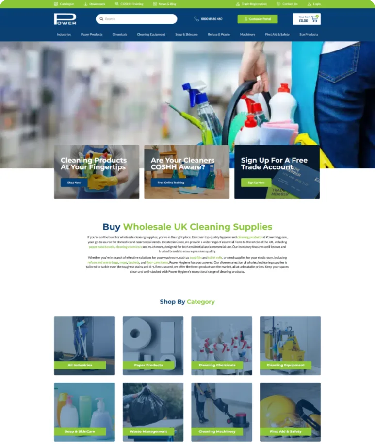 A Shopify store built by designbox
