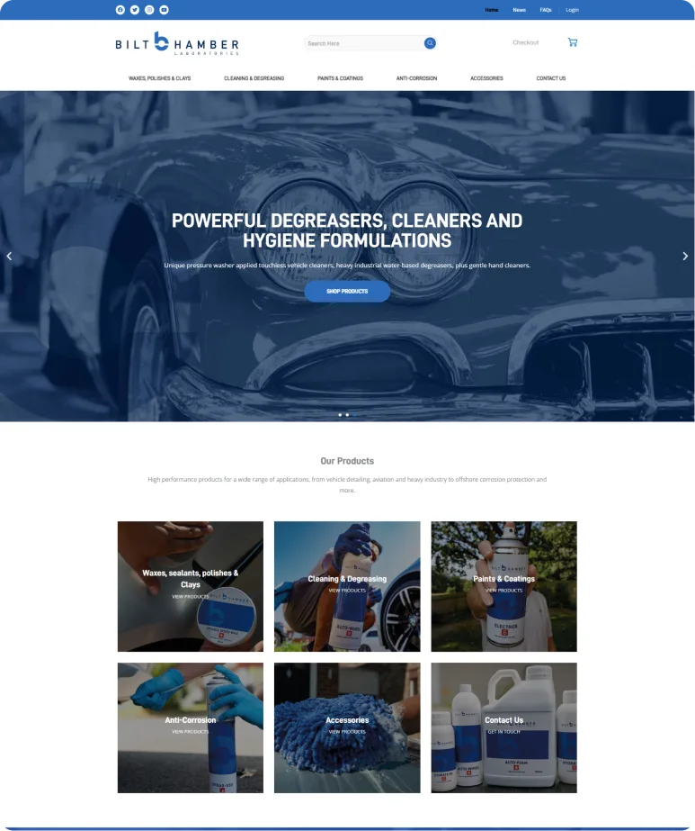 A Shopify store built by designbox