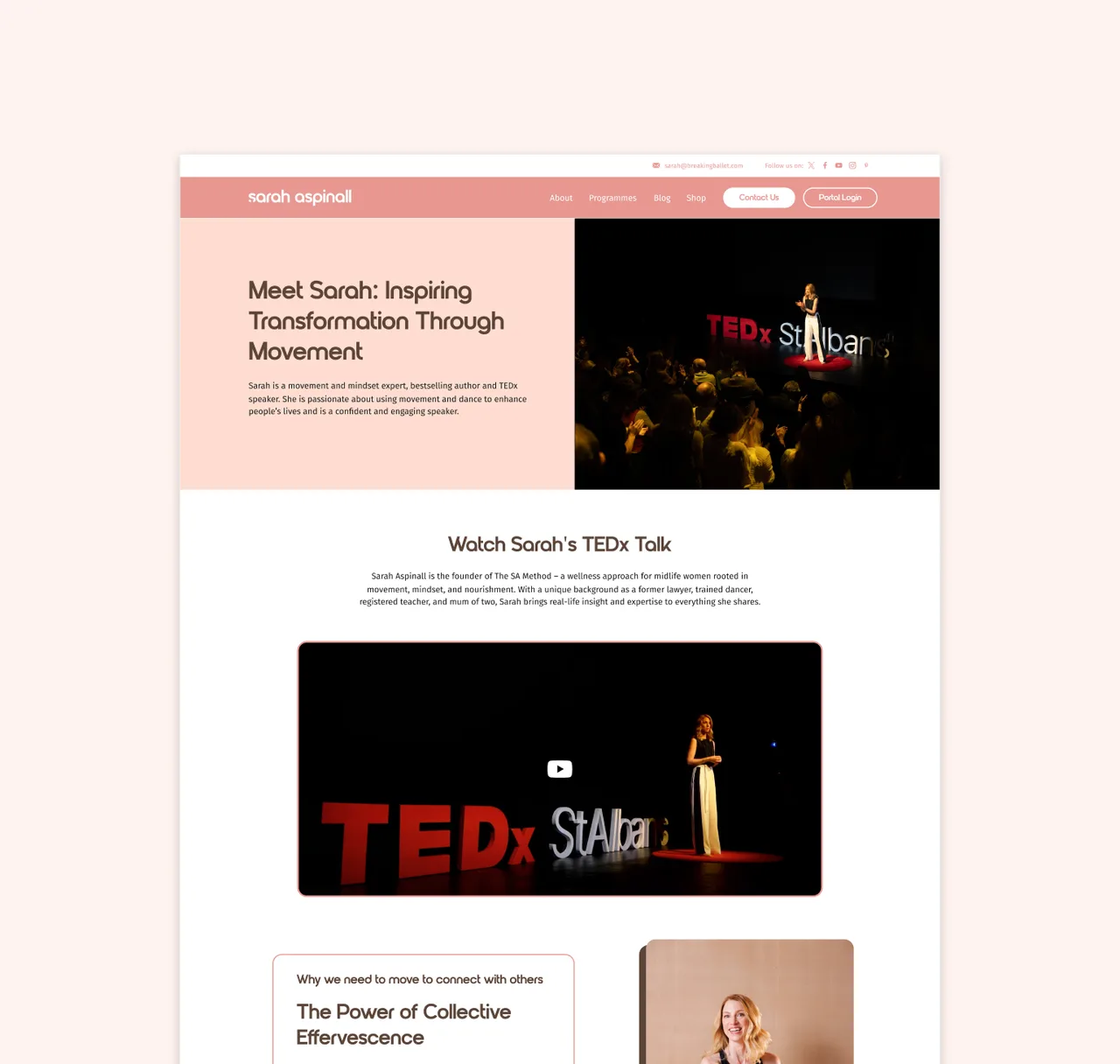 Sarah Aspinall TEDx talk feature