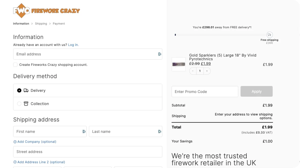The journey: browsing to checkout