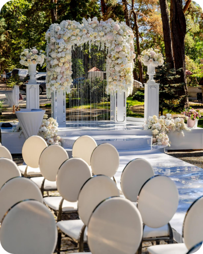 Wedding and event venue website design by designbox