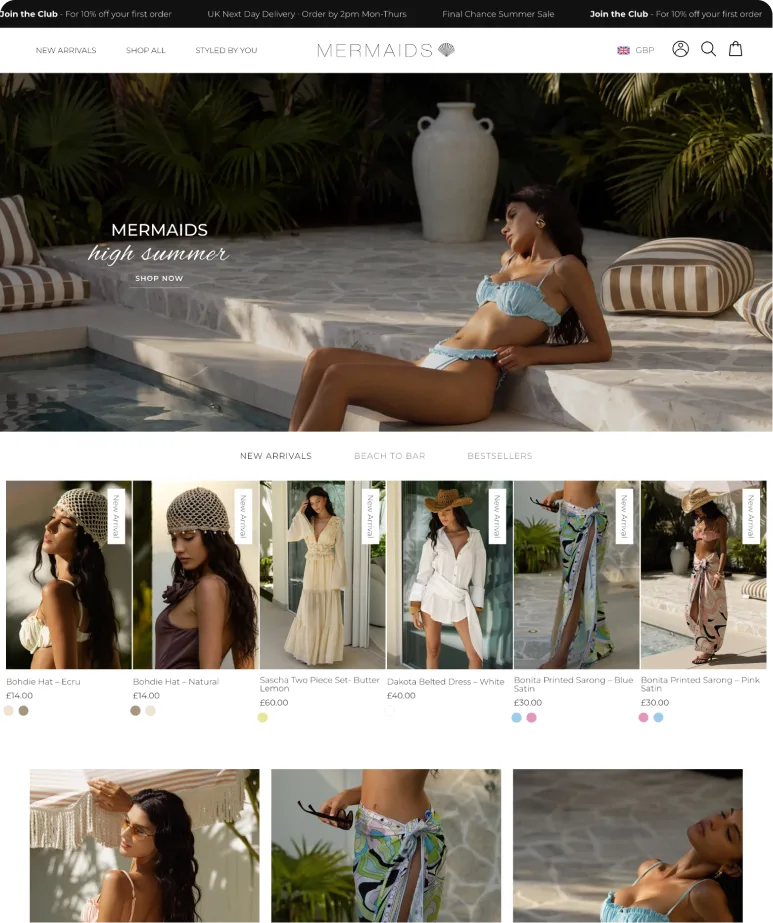 A WooCommerce store built by designbox