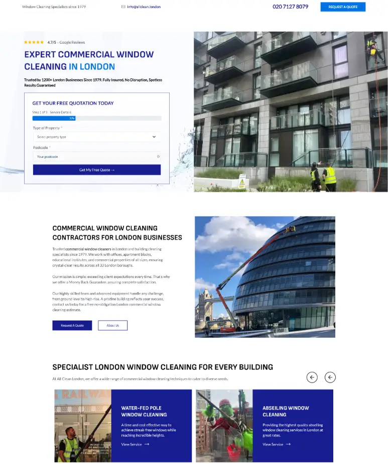 WordPress website design example 4, built by designbox