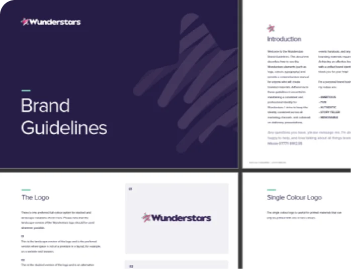 Wunderstars branding by designbox