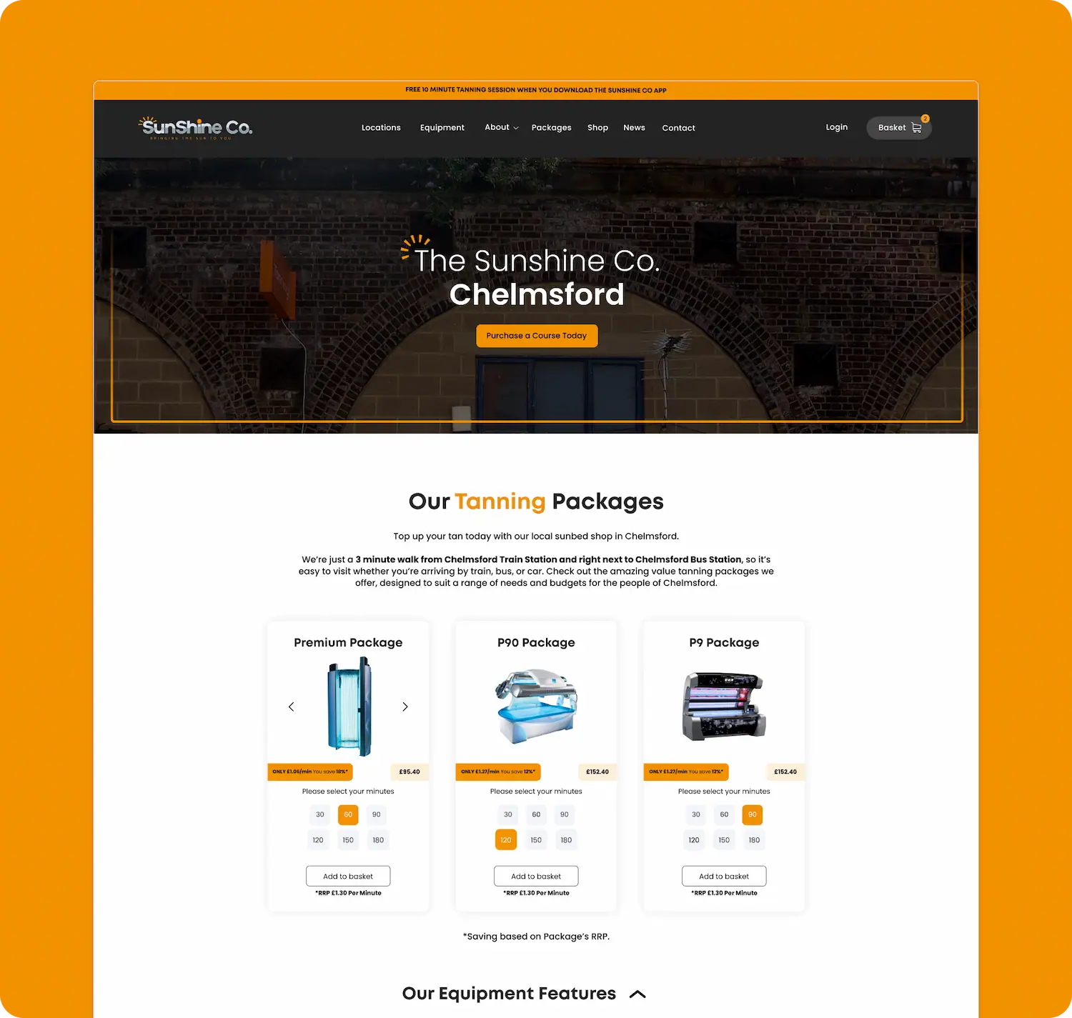 branch tanning options